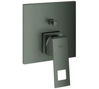 Grohe Eurocube Mitigeur monocommandé pour bain, montage encastré, inverseur automatique, 24062AL0, Couleur: graphite dur brossé
