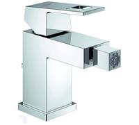 Grohe Eurocube mitigeur monocommandé pour bidet, vidage à tirette, saillie 112mm, chrome, 23138000