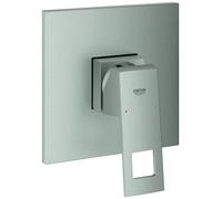 Mélangeur douche Grohe Eurocube à une main, rosette rectangulaire, 24061DC0, Couleur: acier super
