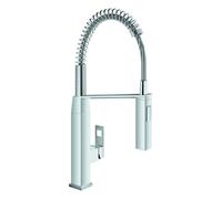 Grohe Eurocube robinet de cuisine 31395000 chromé , C-bec, avec handspray