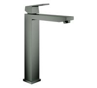 Grohe Eurocube Mitigeur monocommandé pour lavabo, XL-Size, saillie 180mm, sans vidage, 23406AL0, Couleur: graphite dur brossé