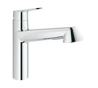 GROHE Mitigeur monocommande d'évier Eurodisc Cosmopolitan extractible spray de rinçage 32257002