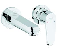 Grohe Eurodisc-Cosmopolitan mitigeur de lavabo 2 trous, montage mural, déchar...
