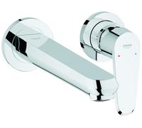 Grohe Eurodisc-Cosmopolitan mitigeur de lavabo 2 trous, montage mural, déchar...