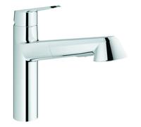 Grohe Eurodisc Cosmopolitan Mitigeur monocommande d'Ã©vier extractible spray de rinÃ§age - 32257002