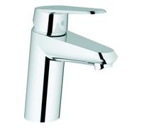 Grohe Eurodisc Cosmopolitan Mitigeur monocommandé pour lavabo, S-Size, EcoMode, saillie 116mm, sans garniture de vidage, chrome, 2338220E