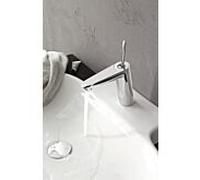 GROHE Mitigeur lavabo Eurodisc Joy 23427000 chromé, taille M, garniture de vidage, EcoJoy