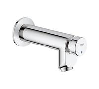 Grohe Robinet mural à fermeture temporisée Euroeco CT 36266000 2000 /2", marquage bleu/rouge, chromé
