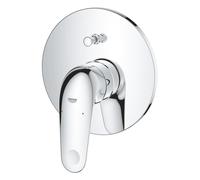Grohe Euroeco Mitigeur baignoire - encastrable - avec levier - inverseur - rond - Chrome 32747001
