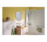 Grohe Euroeco Mitigeur lavabo - M size - avec bonde pup up - Chrome 24269001