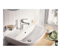 Grohe Euroeco Mitigeur lavabo - S size - avec tirette - Chrome 23262001