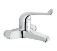 GROHE Euroeco robinet mural de sécurité bec fixe chromé 32823000