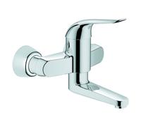 Grohe Euroeco Special Mitigeur monocommandé pour lavabo, montage apparent, saillie 197mm, sans vidage, orientable, 32767000