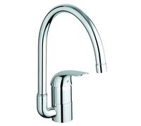 GROHE EuroPro Mitigeur Évier (Bec orientable), Chrome, 32752000 | Bec orientable • Évier