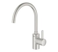 Grohe Eurosmart Cosmopolitan mitigeur d'évier 32843DC2 supersteel, bec verseur pivotant, alimentation en eau interne