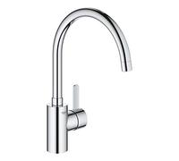 Grohe Eurosmart Cosmopolitan Mitigeur de cuisine monocommande pour évier 5,7 l/min avec bec haut orientable, corps en zinc moulé sous pression Chromé 3284320E