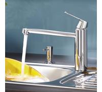 Grohe Eurosmart Cosmopolitan Mitigeur de cuisine, pivotant, 30193000,
