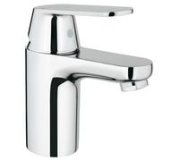 GROHE Mitigeur lavabo Eurosmart 2337600E Cosmopolitan, chromé, EcoJoy, corps lisse