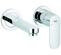 Grohe Eurosmart Cosmopolitan, mitigeur lavabo 2 trous, set de finition, montage encastré, saillie 170mm, 19381000