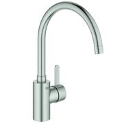 Grohe Eurosmart Cosmopolitan Mitigeur monocommande Ã©vier bec haut, Coloris: acier super - 32843DC2
