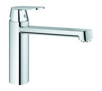 Grohe Eurosmart mélangeur de cuisine 30194000 chromé Cosmopolitan, basse pression, bec moyen haut