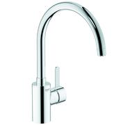 mélangeur d'évier Grohe EHM Eurosmart Cosmopolitan chromé , basse pression, bec en C pivotant