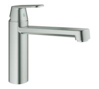 Grohe Eurosmart Cosmopolitan mitigeur d'évier 30193DC0 supersteel, bec moyen-haut