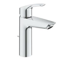 GROHE Eurosmart Ensemble de robinet mélangeur - Taille M - levier en métal - SilkMove StarLight EcoJoy - limiteur de température - chrome 23322003