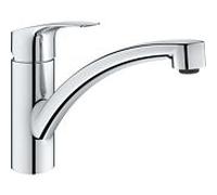Grohe Eurosmart mitigeur de cuisine 33281003 chromé , pivotant, bec plat