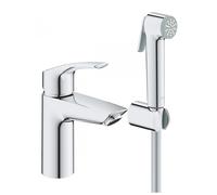 Grohe Eurosmart mitigeur de lavabo avec douchette bidet sur pied chrome 23124003