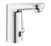 Grohe Get E Mitigeur lavabo électronique - capteur infrarouge - avec batterie - limiteur température réglable - Chrome 36366002