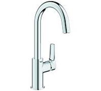 Grohe Eurosmart Mitigeur monocommandé pour lavabo, L-Size, saillie 140mm, vidage Push-Open, orientable, 23970003