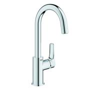 Grohe Eurosmart Mitigeur monocommandé pour lavabo, L-Size, saillie 140mm, vidage Push-Open, orientable, 23970003