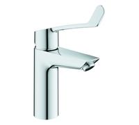 Grohe Eurosmart Mitigeur monocommandé pour lavabo, M-Size, saillie 120mm, vidage Push-Open, manette longue, 23983003