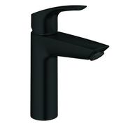 Grohe Eurosmart mitigeur monocommandé pour lavabo, M-Size, saillie 121mm, sans garniture de vidage, 233242433, Couleur: noir mat