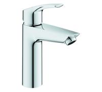 Grohe Eurosmart Mitigeur monocommandé pour lavabo, M-Size, saillie 121mm, vidage Push-Open, sécurité anti-brûlure thermique, 23989003