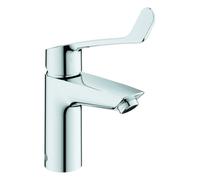 Grohe Eurosmart Mitigeur monocommandé pour lavabo, S-Size, saillie 111mm, sans vidage, levier long, anti-brûlure thermique, 23984003