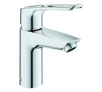 Grohe Eurosmart Mitigeur monocommandé pour lavabo, S-Size, saillie 111mm, sans vidage, sécurité anti-brûlure thermique, 23986003