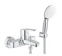 Grohe Eurostyle Cosmopolitan Mitigeur baignoire - avec douchette - inverseur - Chrome 25275002