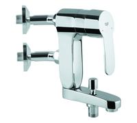 Grohe Eurostyle Cosmopolitan Vertica Mitigeur monocommandé pour bain, saillie 120mm, montage mural, 23302000