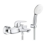 Grohe Eurostyle Mitigeur baignoire -avec douchette - inverseur - chrome 25286003