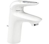Grohe Eurostyle Mitigeur monocommandé pour lavabo, S-Size, saillie 110mm, vidage à tirette, manette ouverte, 33558LS3, Couleur: Blanc Lune