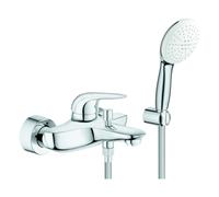 Grohe Eurostyle mitigeur monocommandé pour bain, saillie 185mm, avec ensemble de douche, douchette à main Tempesta 110, 1 type de jet, 25286003