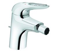 Grohe Eurostyle mitigeur monocommandé pour bidet, saillie 113mm, vidage à tirette, manette ouverte, 33565003, Couleur: chrome