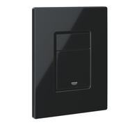 Grohe Even Plaque de commande double touche, brillance longue durée, noir brillant (38966KV0)