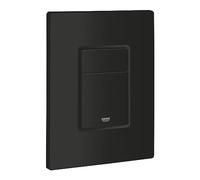 GROHE Plaque de commande Even 389662430, double chasse, ABS, montage horizontal/vertical, noir mat