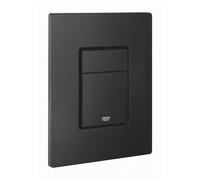 Grohe - Even Plaque de commande double touche, Technologie anti-empreintes, Noir mat (38966KF0)