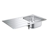 Grohe Éviers - Évier K200 avec garniture de vidage automatique, 860x500 mm, inox brossé 31552SD1