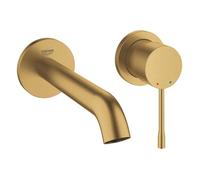 GROHE Essence - Mitigeur monocommande lavabo pour montage mural avec projection 183 mm sans garniture de vidage cool sunrise brossé