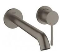 Grohe Façade Mitigeur ESSENCE 2 trous lavabo taille L saillie 230 Graphite brossé hard graphite brosse - ardoise brossé G